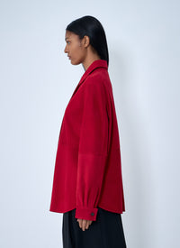 Toteme Women Suede Overshirt