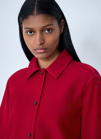 Toteme Women Suede Overshirt
