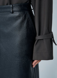 TOTEME Toteme Women Leather Skirt