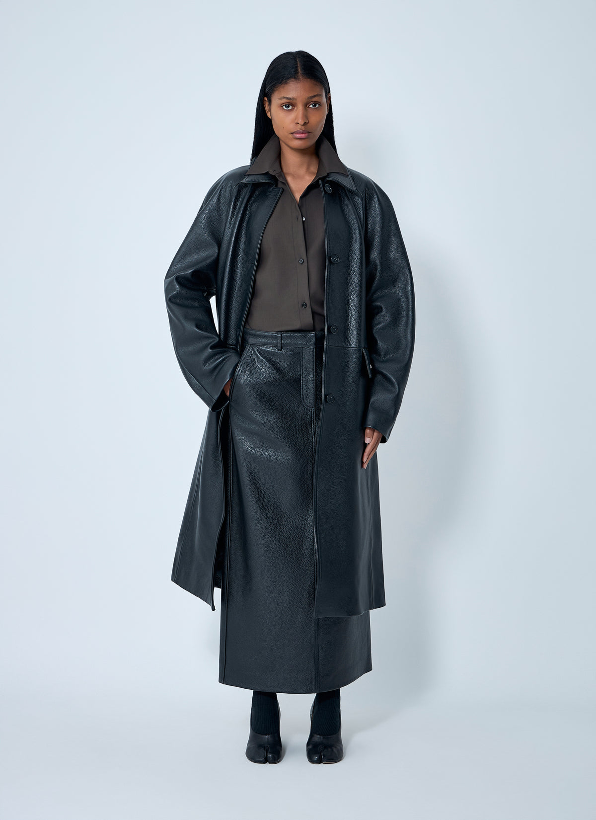 Toteme Women Leather Coat