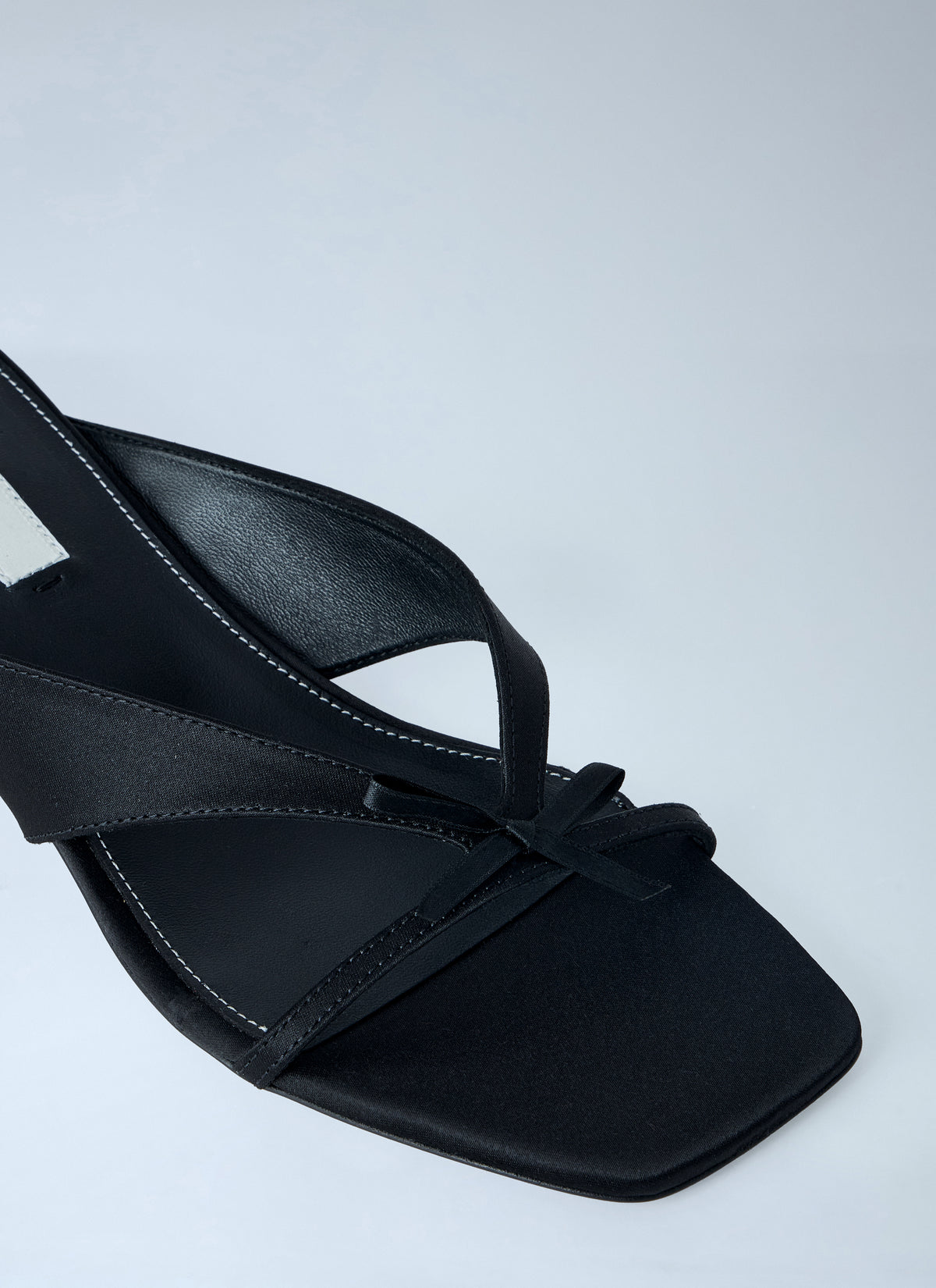 Toteme Women Bow Satin Sandals