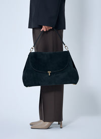 TOTEME Toteme Women T-Lock Suede Satchel Bag