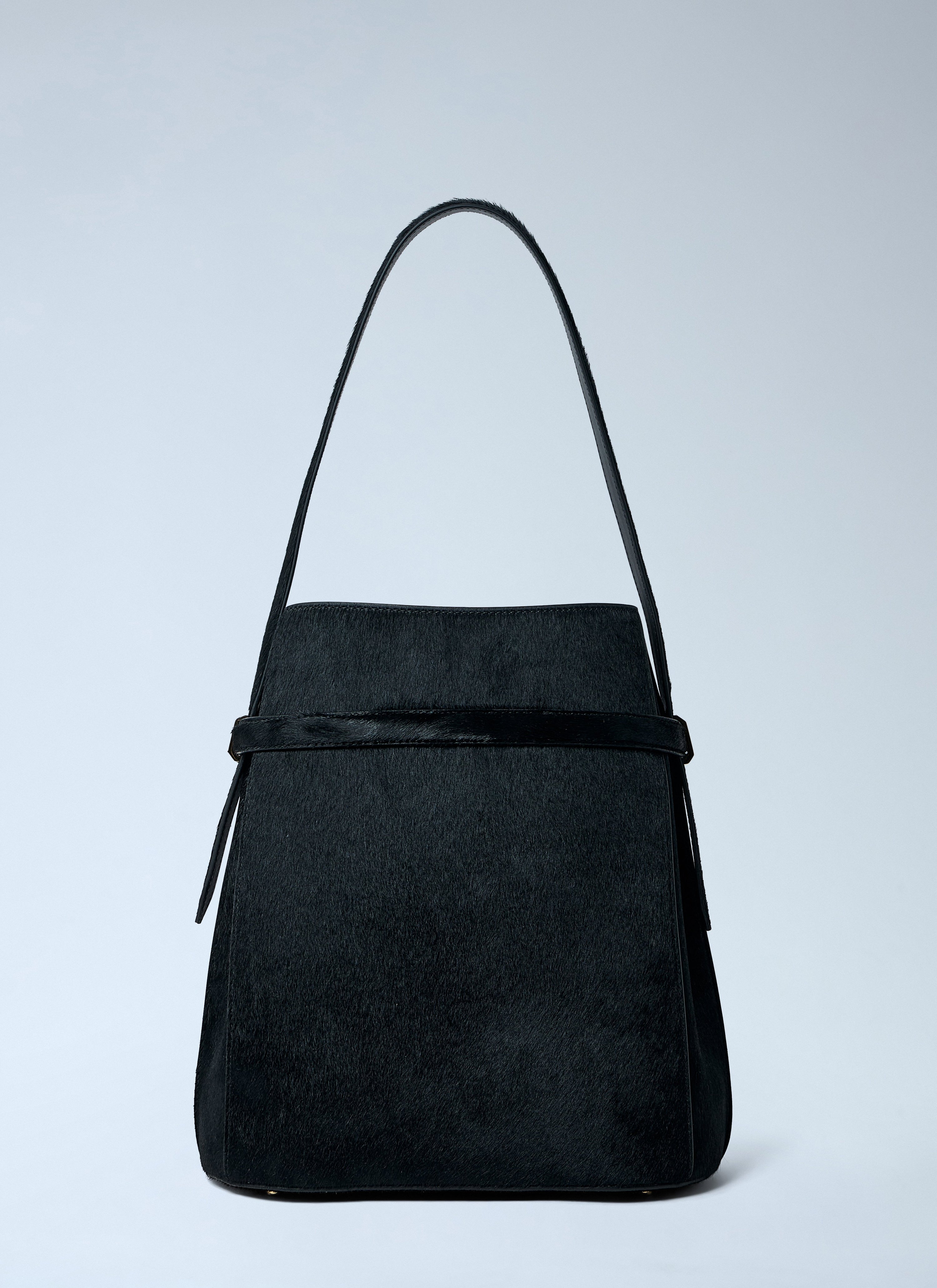 TOTEME Toteme Women Belted Pony Hair Bucket Bag