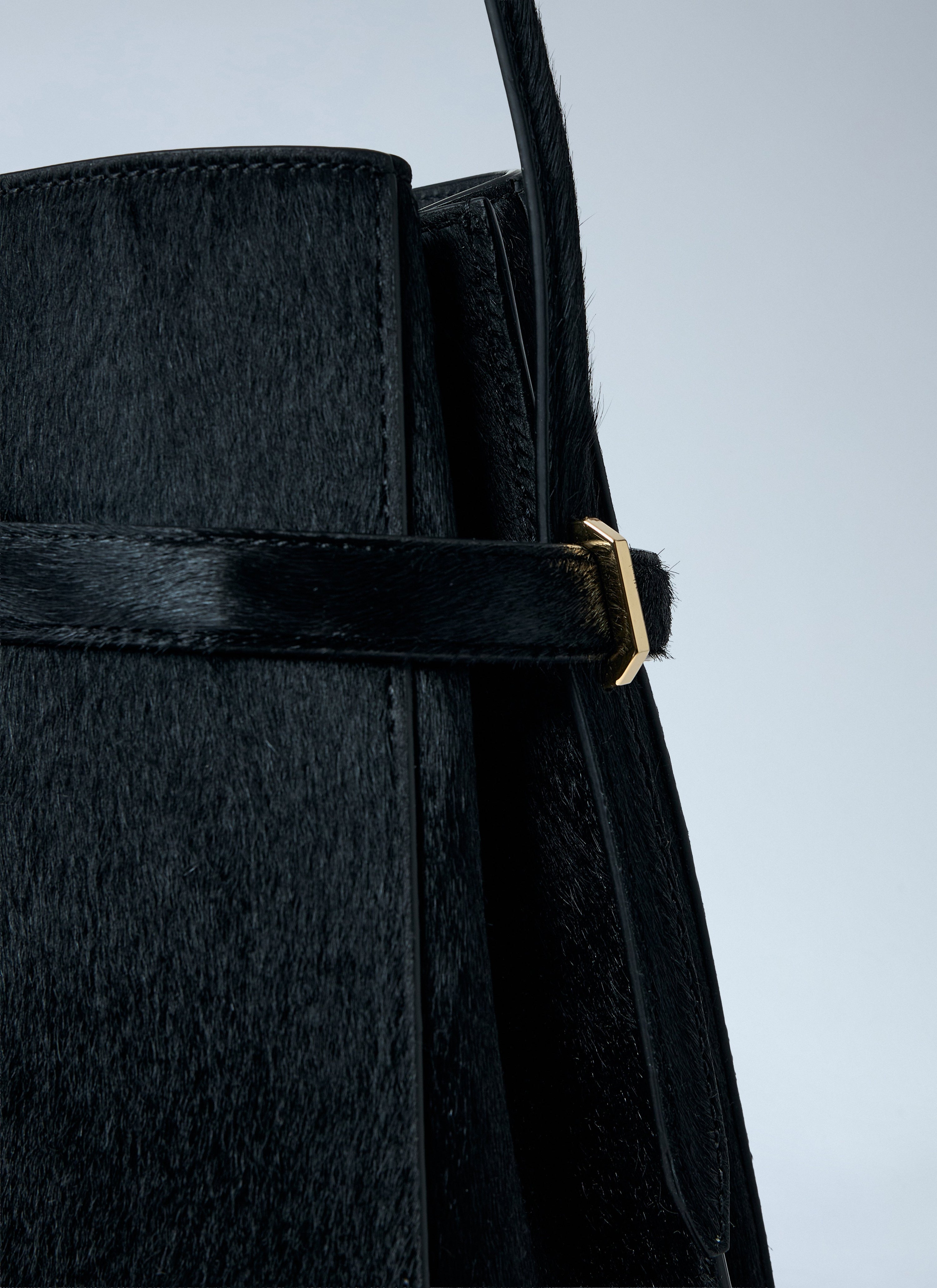 TOTEME Toteme Women Belted Pony Hair Bucket Bag