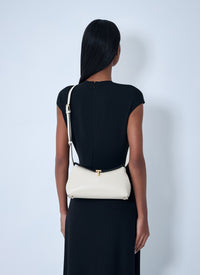 TOTEME Toteme Women T-Lock Embroidered Leather Clutch Bag
