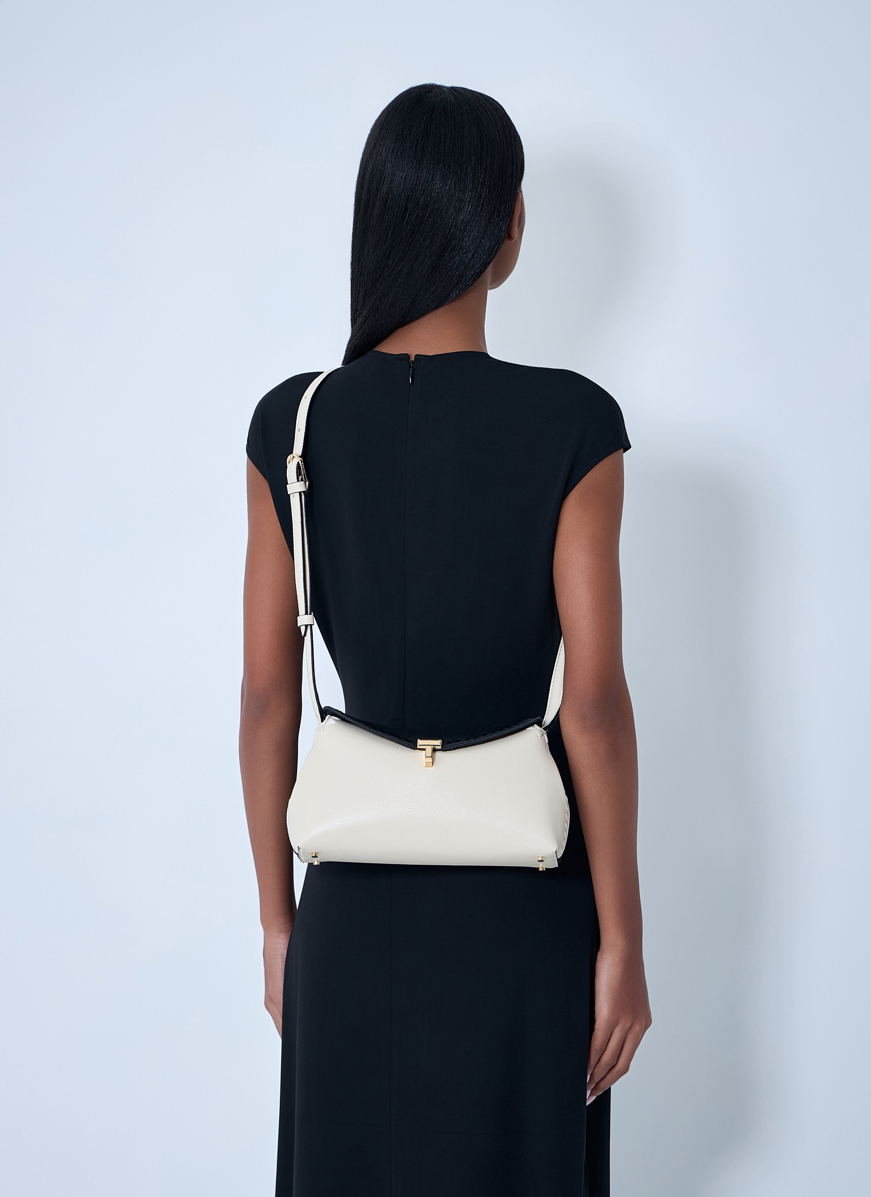 TOTEME Toteme Women T-Lock Embroidered Leather Clutch Bag