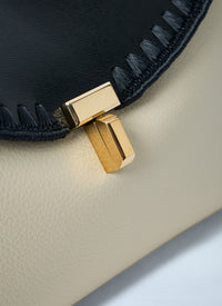 TOTEME Toteme Women T-Lock Embroidered Leather Clutch Bag