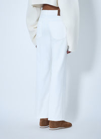 Toteme Women Flared Denim Trousers