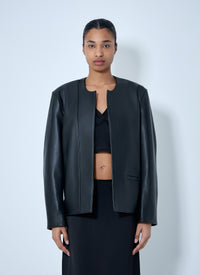 TOTEME Toteme Women Open Front Leather Jacket