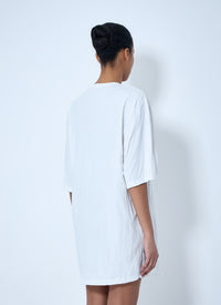 TOTEME Toteme Women Oversized Cotton T-Shirt Dress