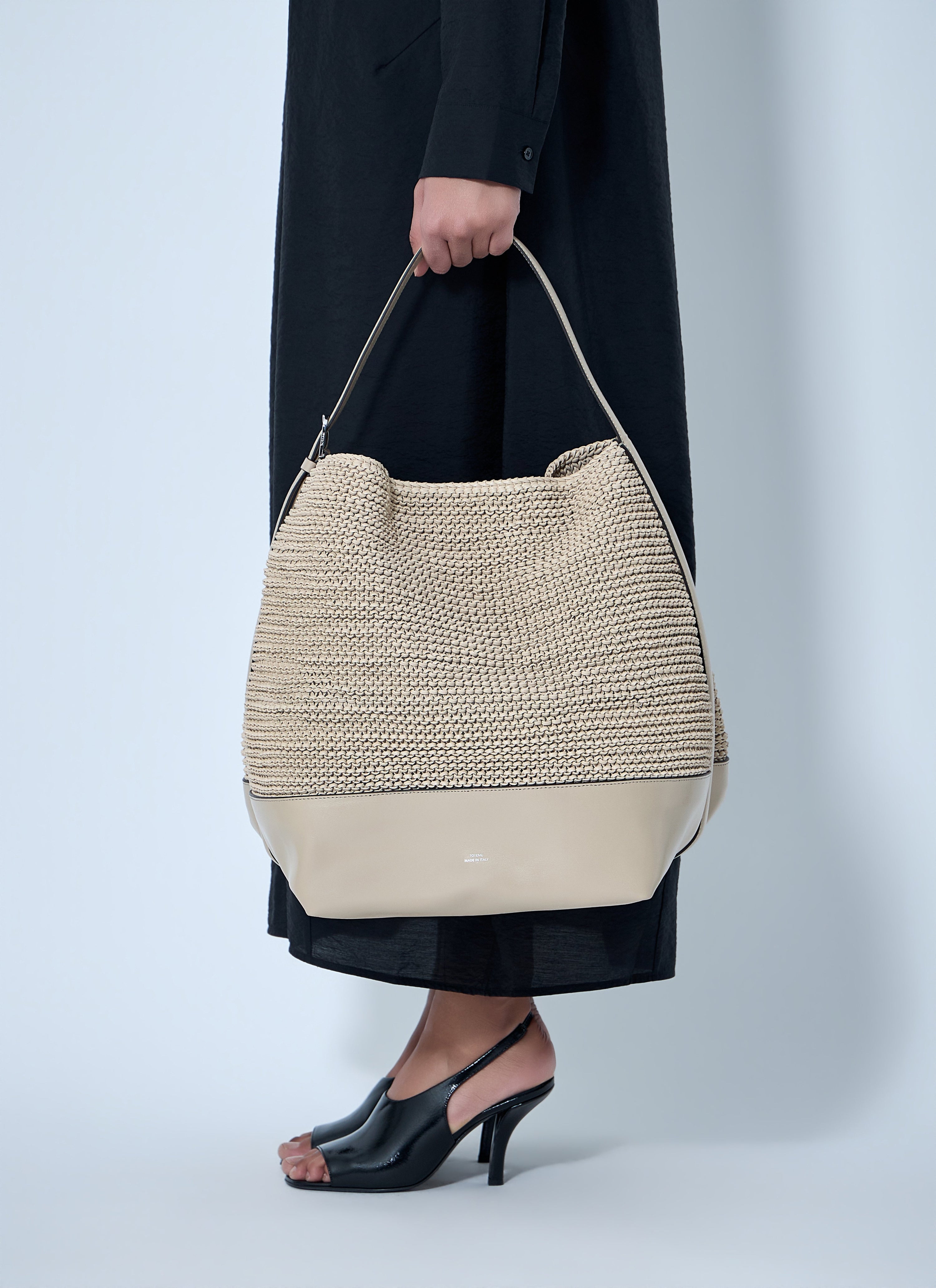 TOTEME Toteme Women Belted Woven Leather Tote Bag