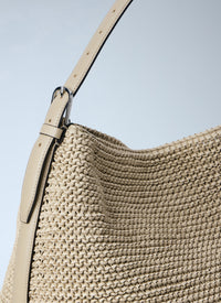 TOTEME Toteme Women Belted Woven Leather Tote Bag