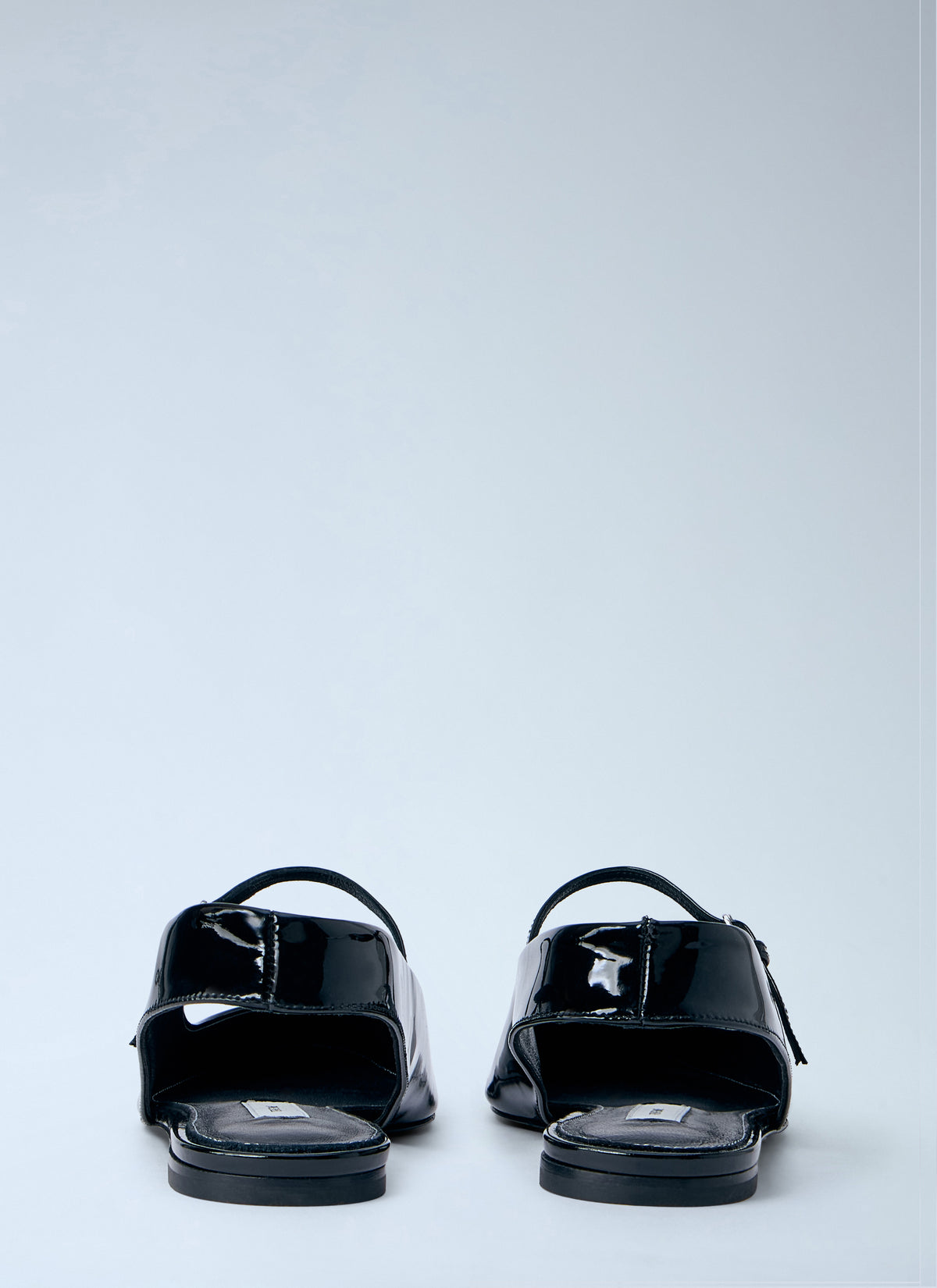 Toteme Women Patent Leather Slingback Flats