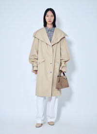 Toteme Toteme Women Oversized Cotton Trench