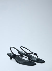 Toteme Women Slingback Satin Sandals