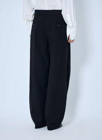 Toteme Women Single Pleat Cotton Trousers