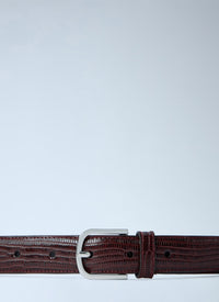 Toteme Toteme Women Slim Lizard-Embossed Belt