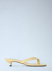Toteme Women Naplack Heeled Flip Flops
