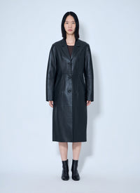 Toteme Women Slim Leather Coat