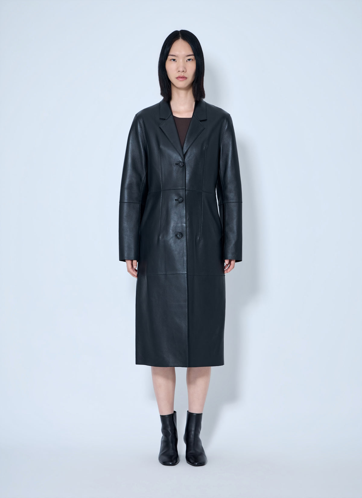 Toteme Women Slim Leather Coat
