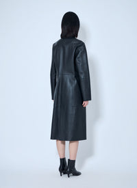 Toteme Women Slim Leather Coat