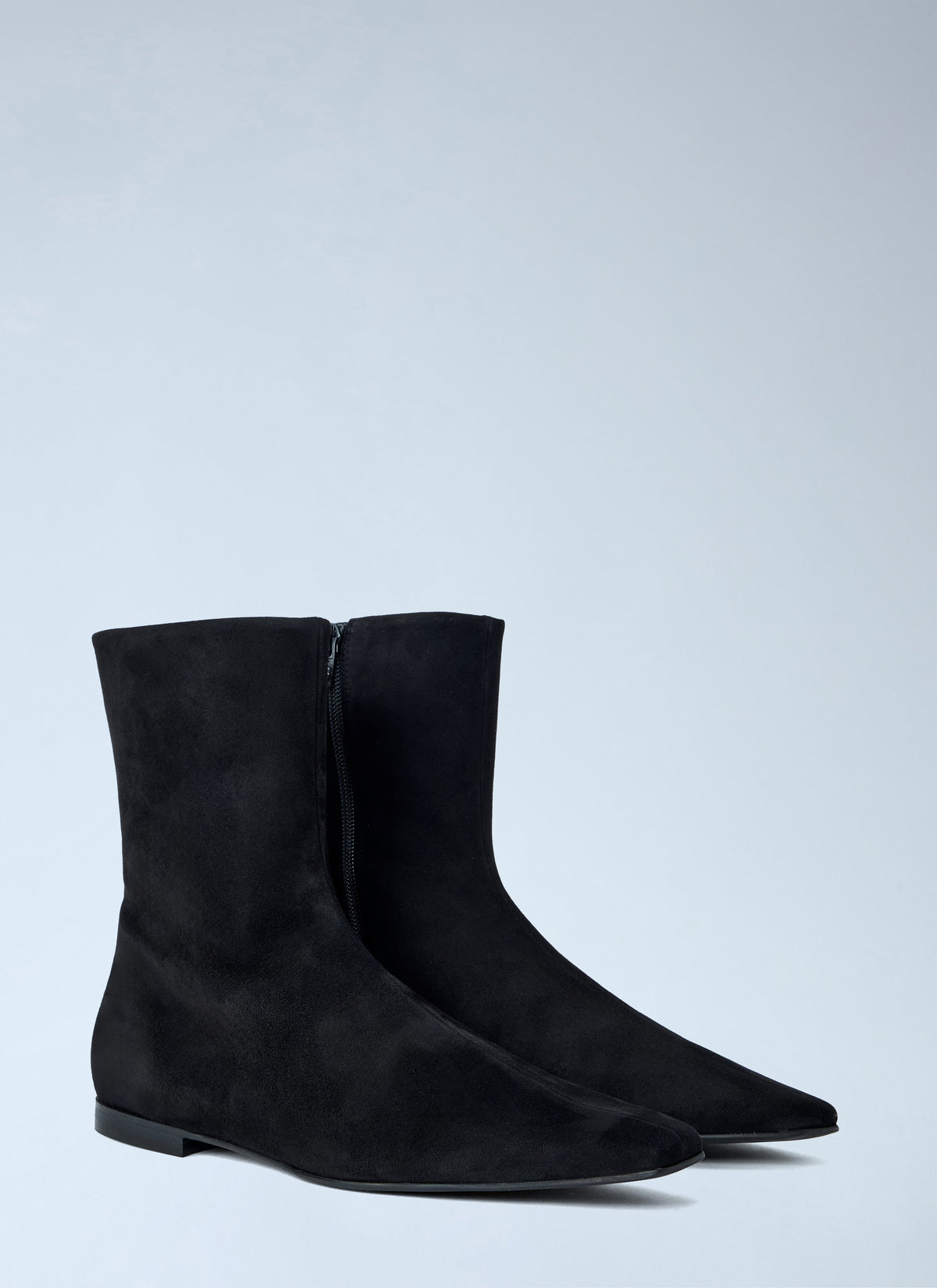Toteme Women Zipped Suede Chelsea Boots