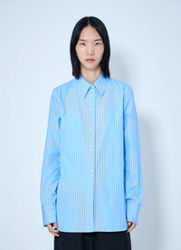 Toteme Women Striped Poplin Shirt
