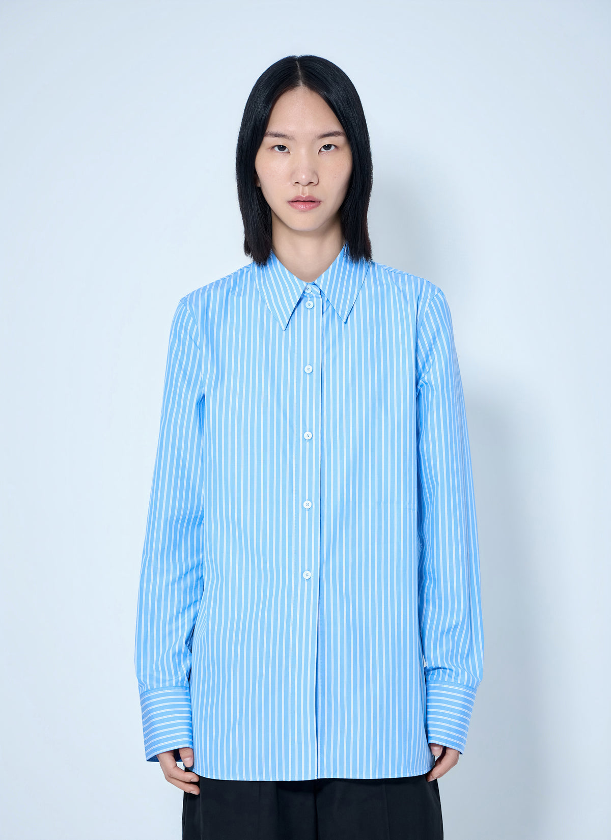 Toteme Women Striped Poplin Shirt
