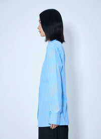 Toteme Women Striped Poplin Shirt