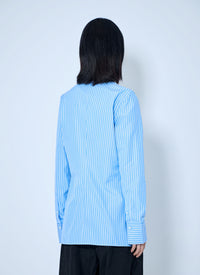 Toteme Women Striped Poplin Shirt