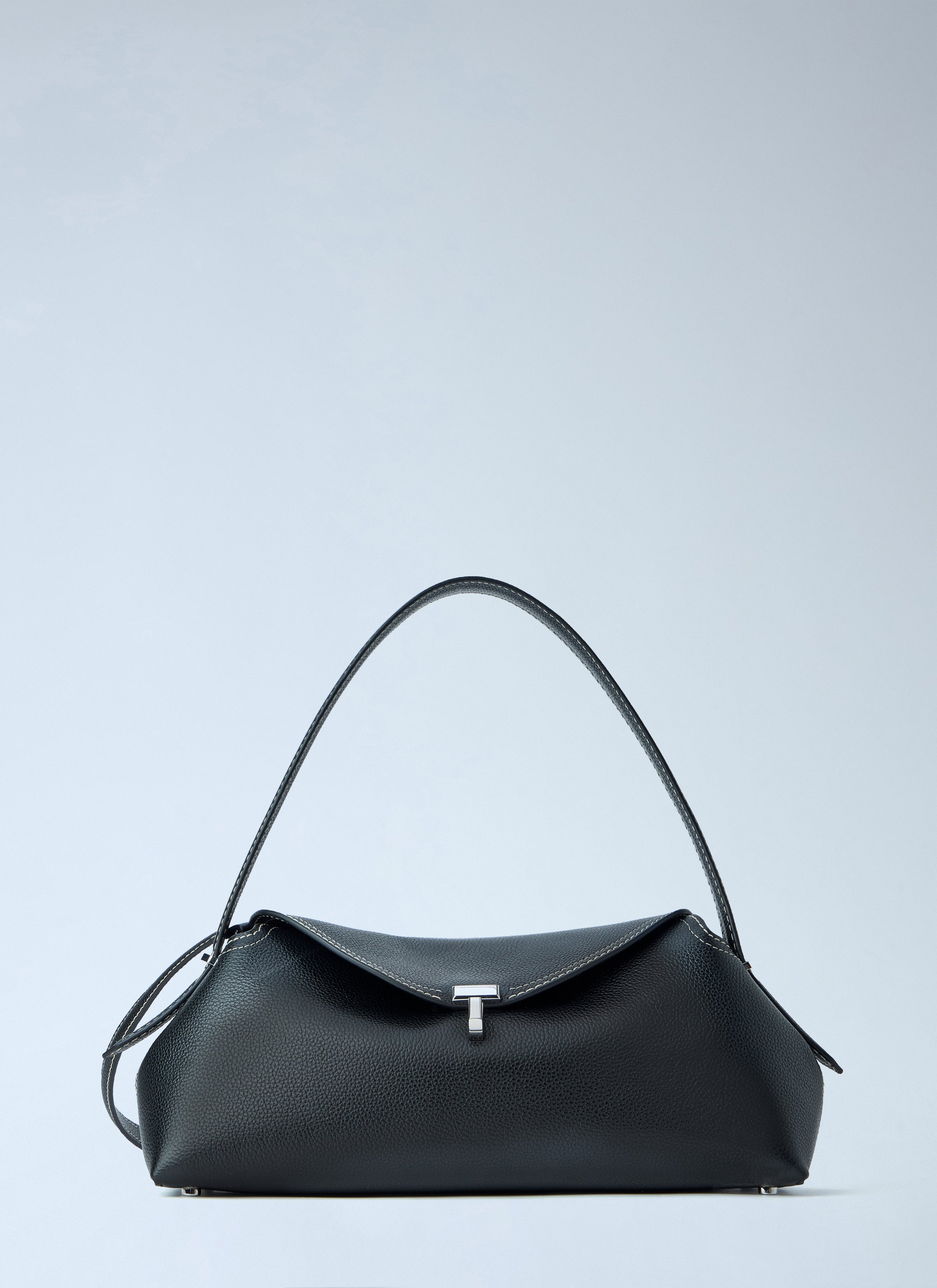 Toteme Women T-Lock Grained-Leather Shoulder Bag