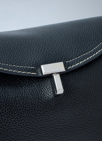 Toteme Women T-Lock Grained-Leather Shoulder Bag