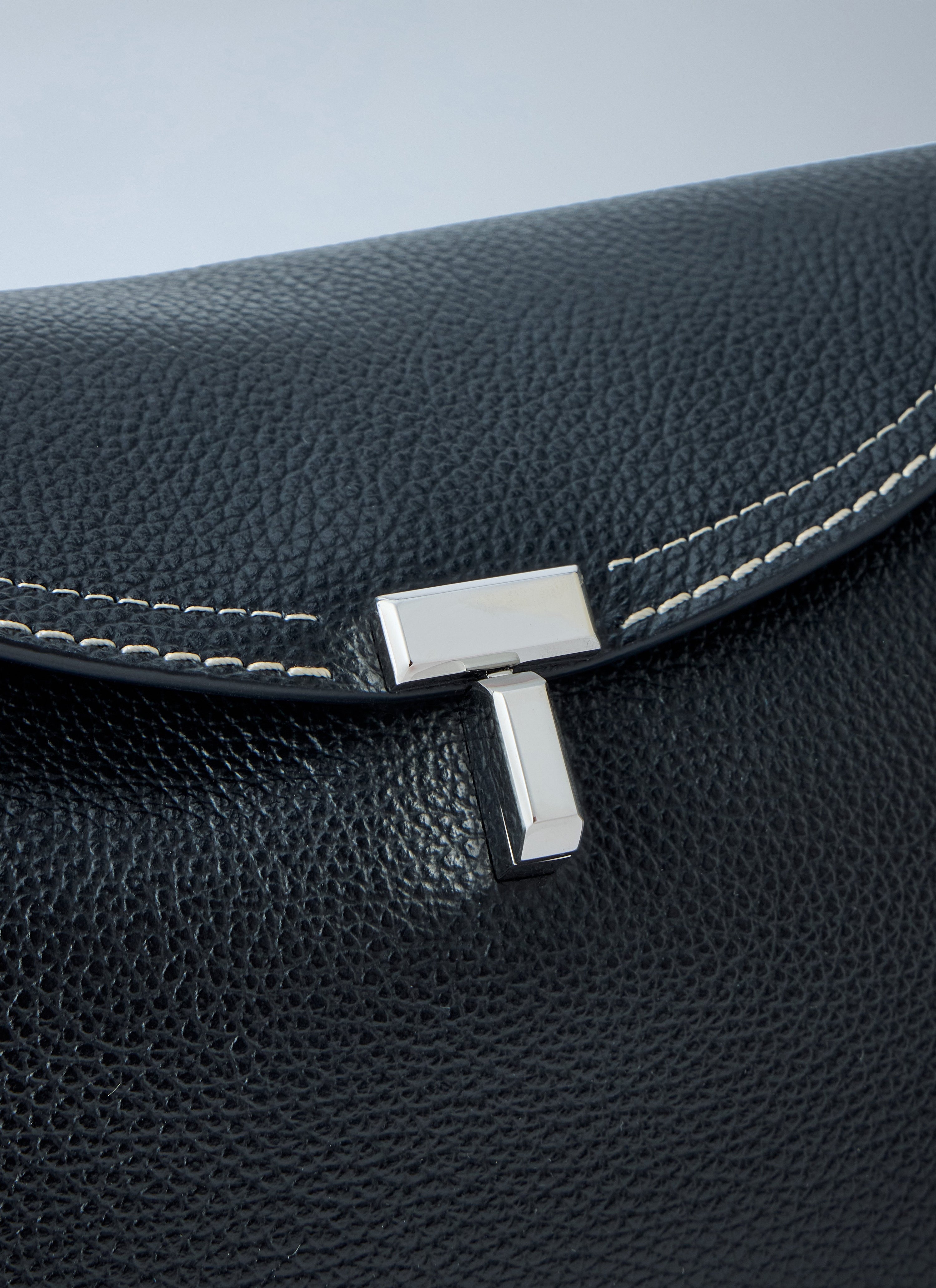 Toteme Women T-Lock Grained-Leather Shoulder Bag