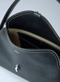 Toteme Women T-Lock Grained-Leather Shoulder Bag