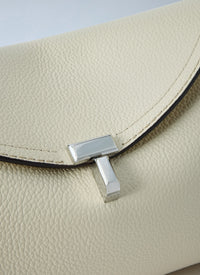 Toteme Women T-Lock Grained-Leather Shoulder Bag