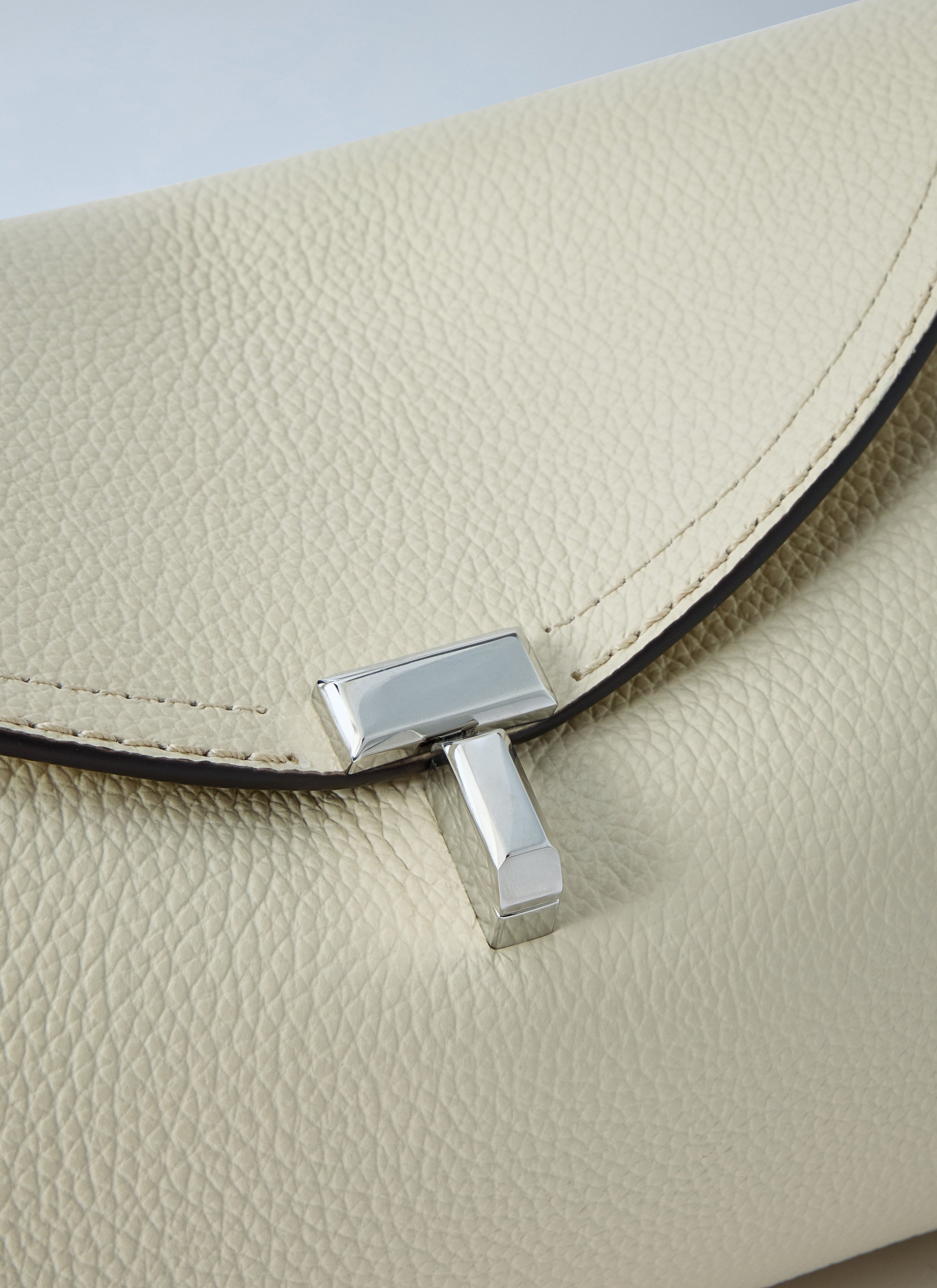 Toteme Women T-Lock Grained-Leather Shoulder Bag