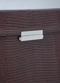 Toteme Women Clip Lizard-Embossed Shoulder Bag