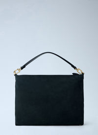 Toteme Women Medium Bevel Suede Shoulder Bag