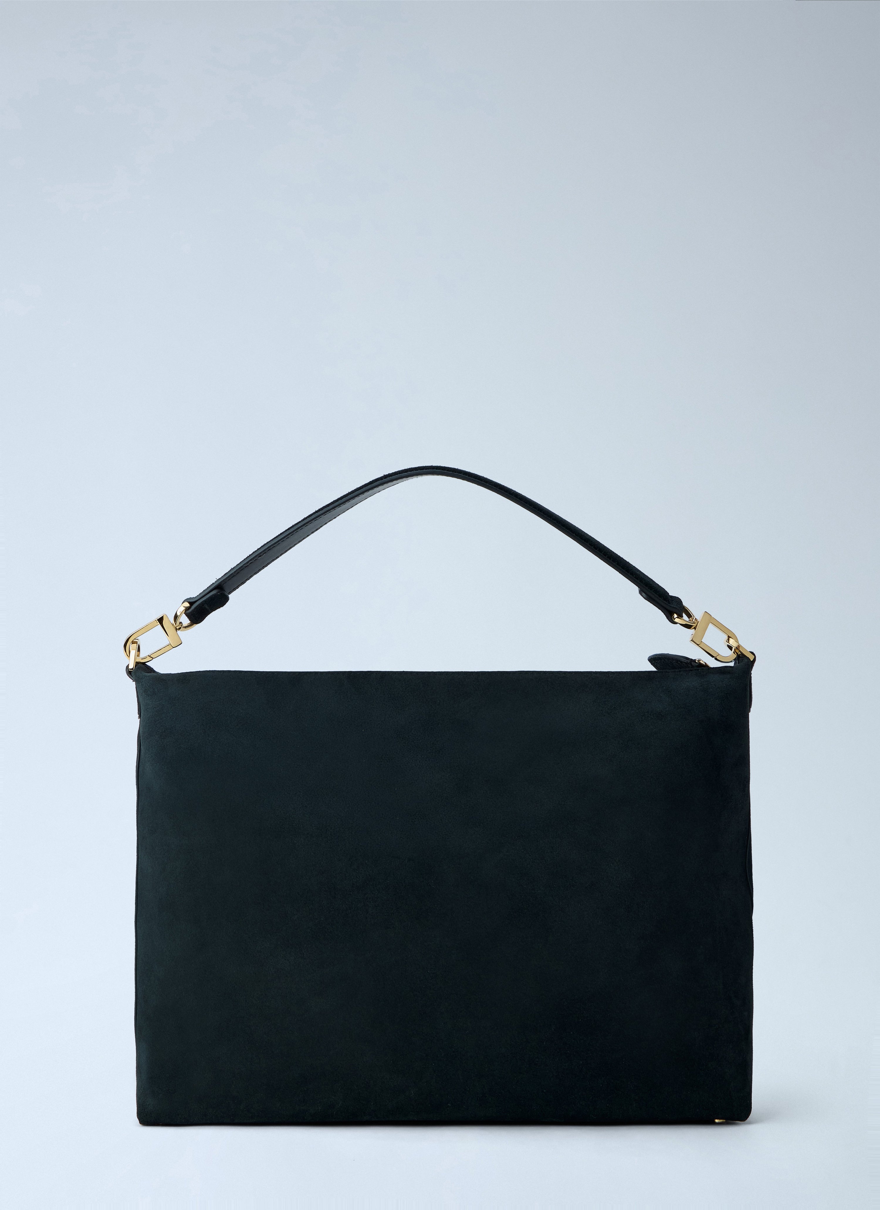 Toteme Women Medium Bevel Suede Shoulder Bag