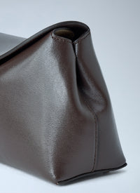 Toteme Women T-Lock Leather Clutch