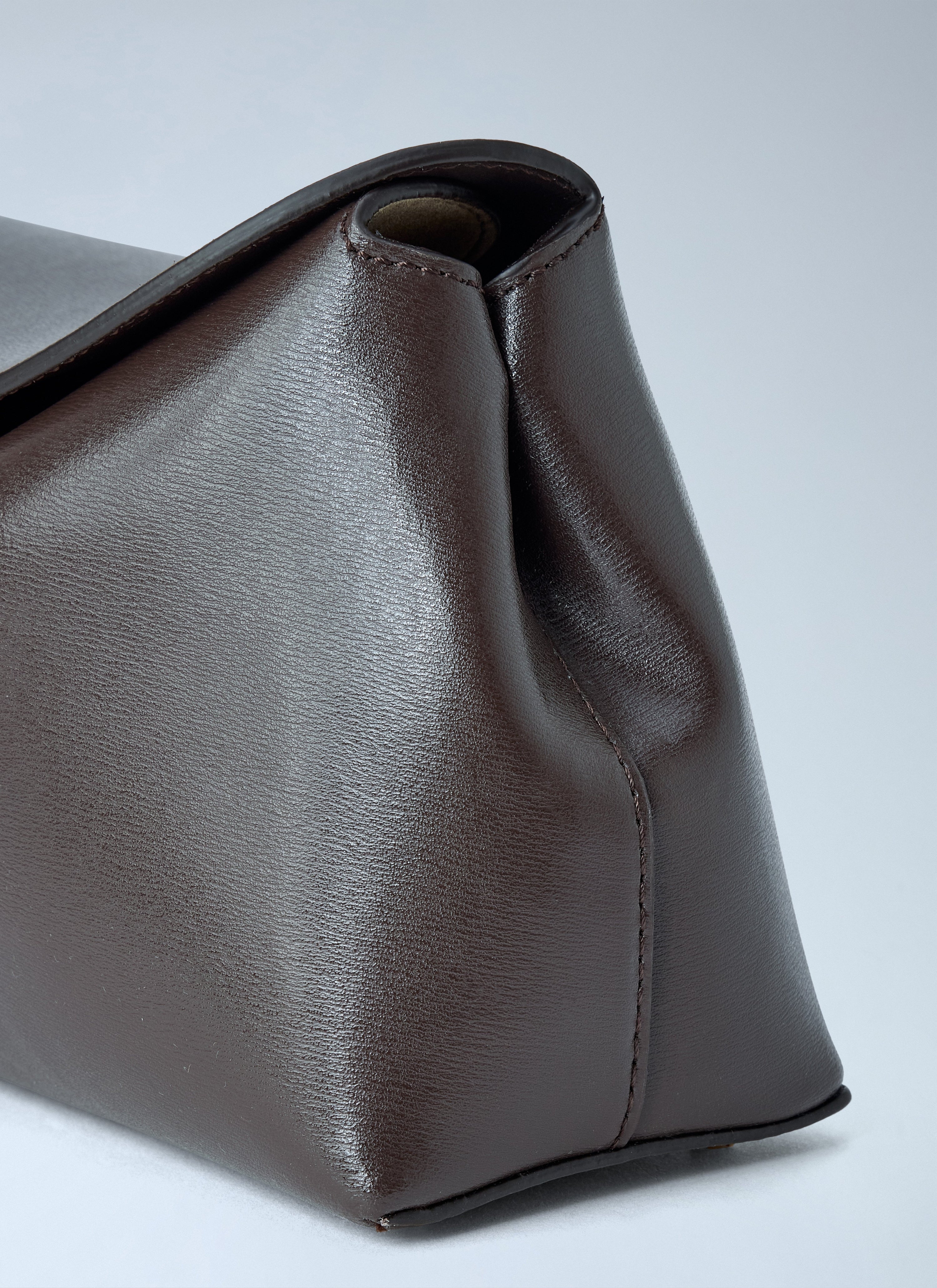 Toteme Women T-Lock Leather Clutch