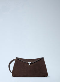 Toteme Women T-Lock Leather Clutch
