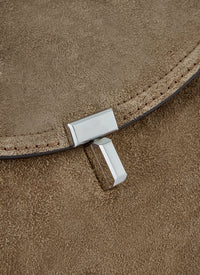 Toteme Women T-Lock Suede Top Handle