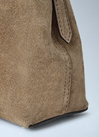 Toteme Women T-Lock Suede Top Handle