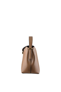 Toteme Women T-Lock Leather Top Handle Bag