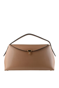 Toteme Women T-Lock Leather Top Handle Bag
