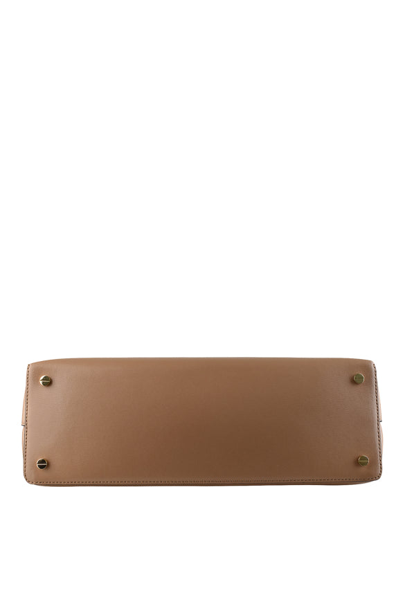 Toteme Women T-Lock Leather Top Handle Bag