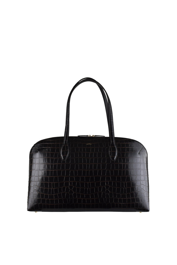 Toteme Women Croco-Embossed Zip-Up Tote Bag