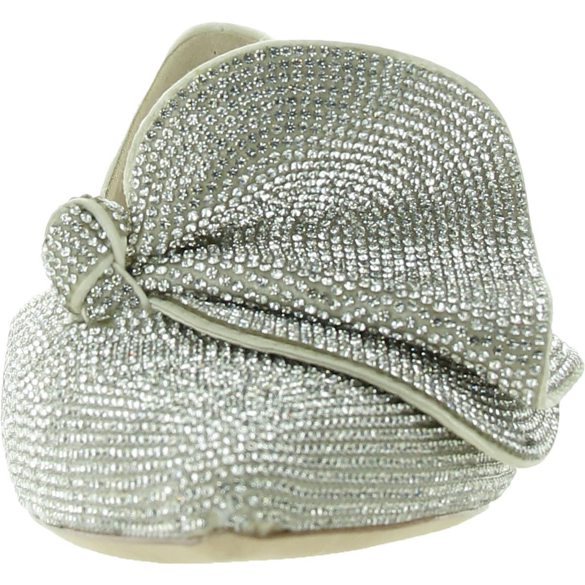 Womens Embellished Satin D'Orsay