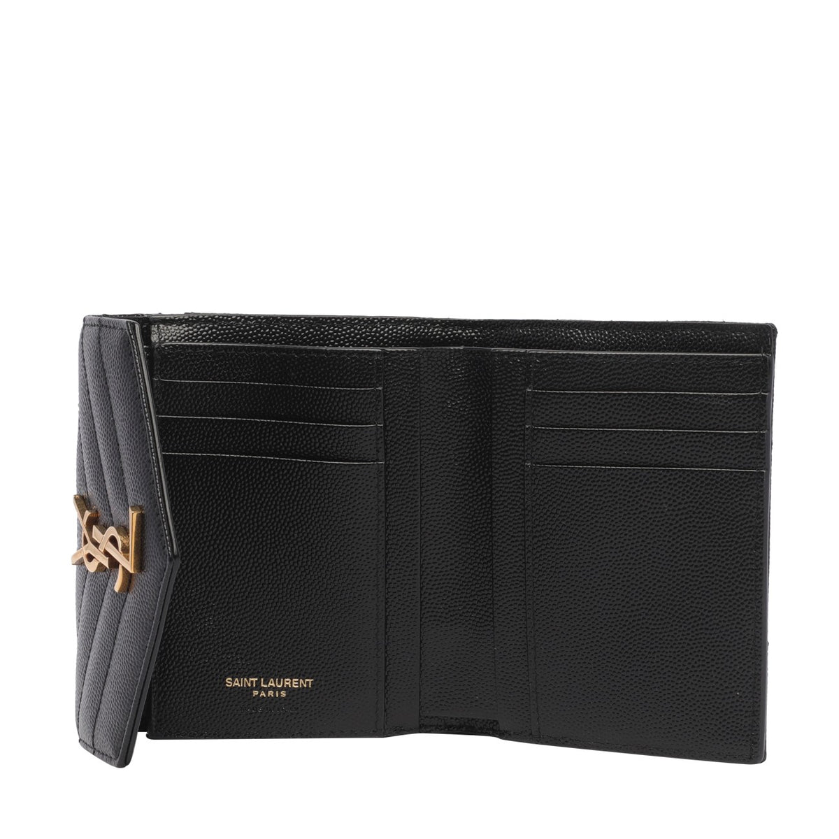 Saint Laurent Women Tri-Fold Matelasse' Cassandre Wallet